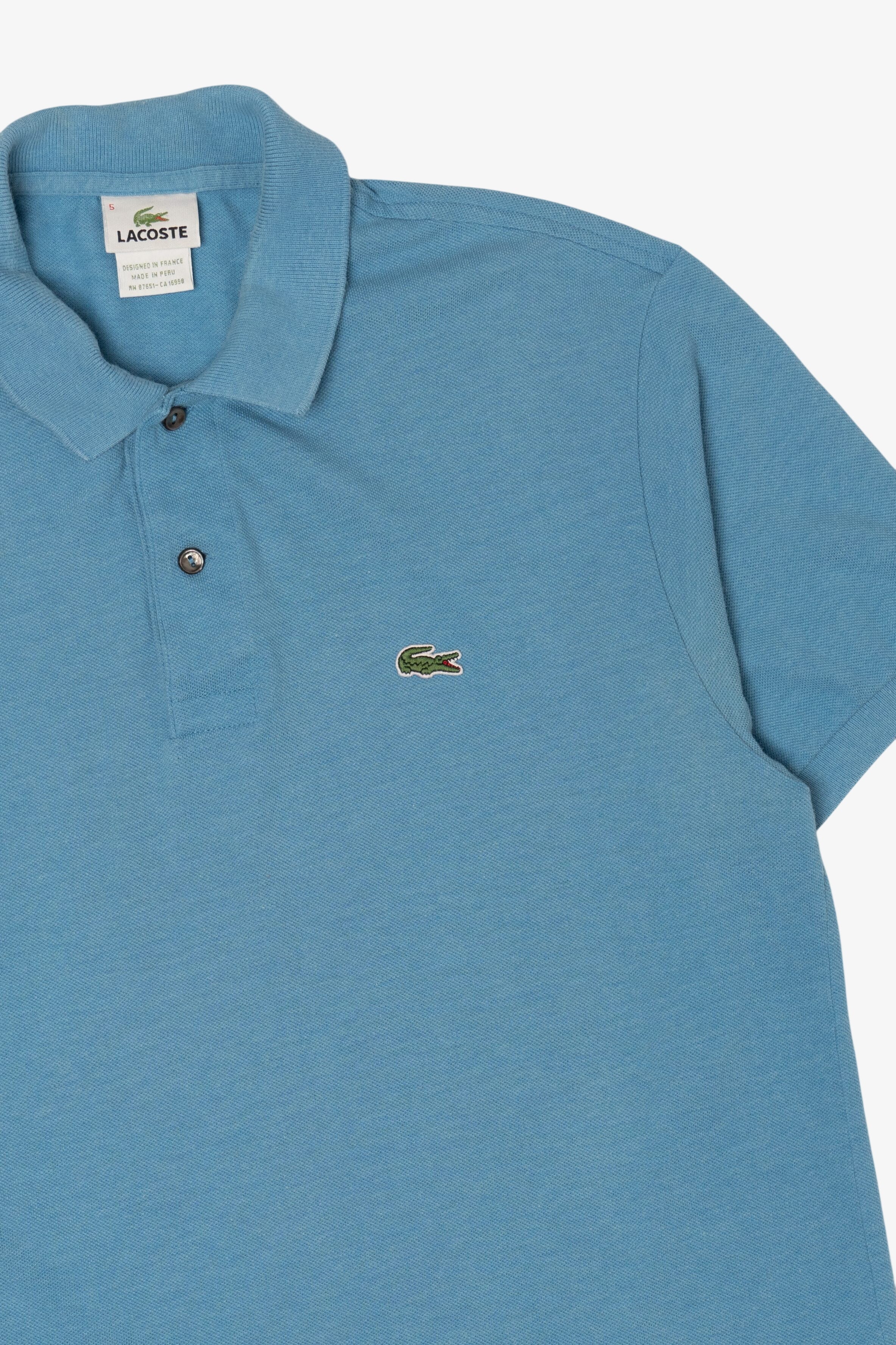 Vintage Blue Lacoste Polo Shirt (2000s)