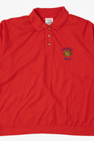 Vintage Red Screen Stars "Ascension Island" Polo Shirt (1990s)