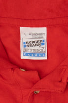 Vintage Red Screen Stars "Ascension Island" Polo Shirt (1990s)