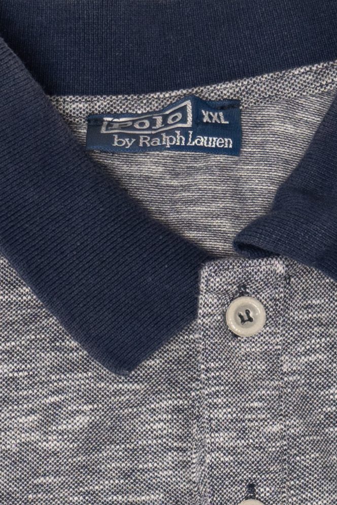 Vintage Gray Polo By Ralph Lauren Polo Shirt (1990s)