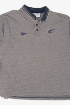 Vintage Gray Florida Gators Reebok Polo Shirt (1990s)
