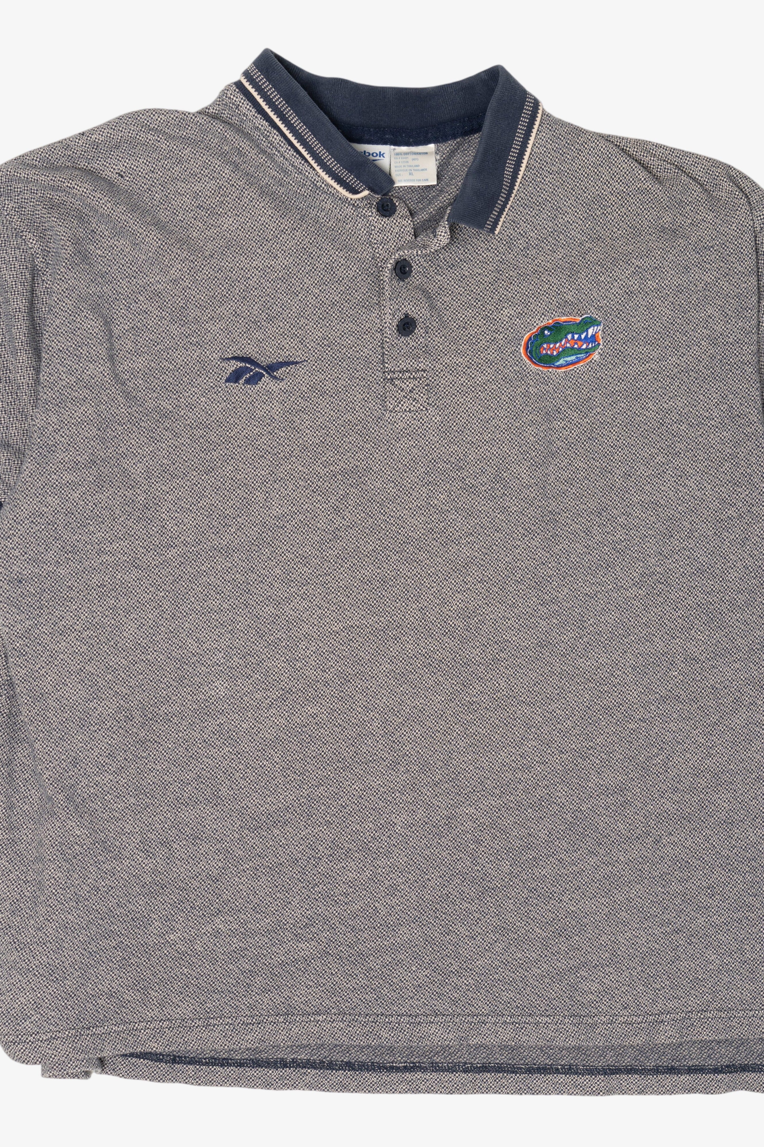 Vintage Gray Florida Gators Reebok Polo Shirt (1990s)