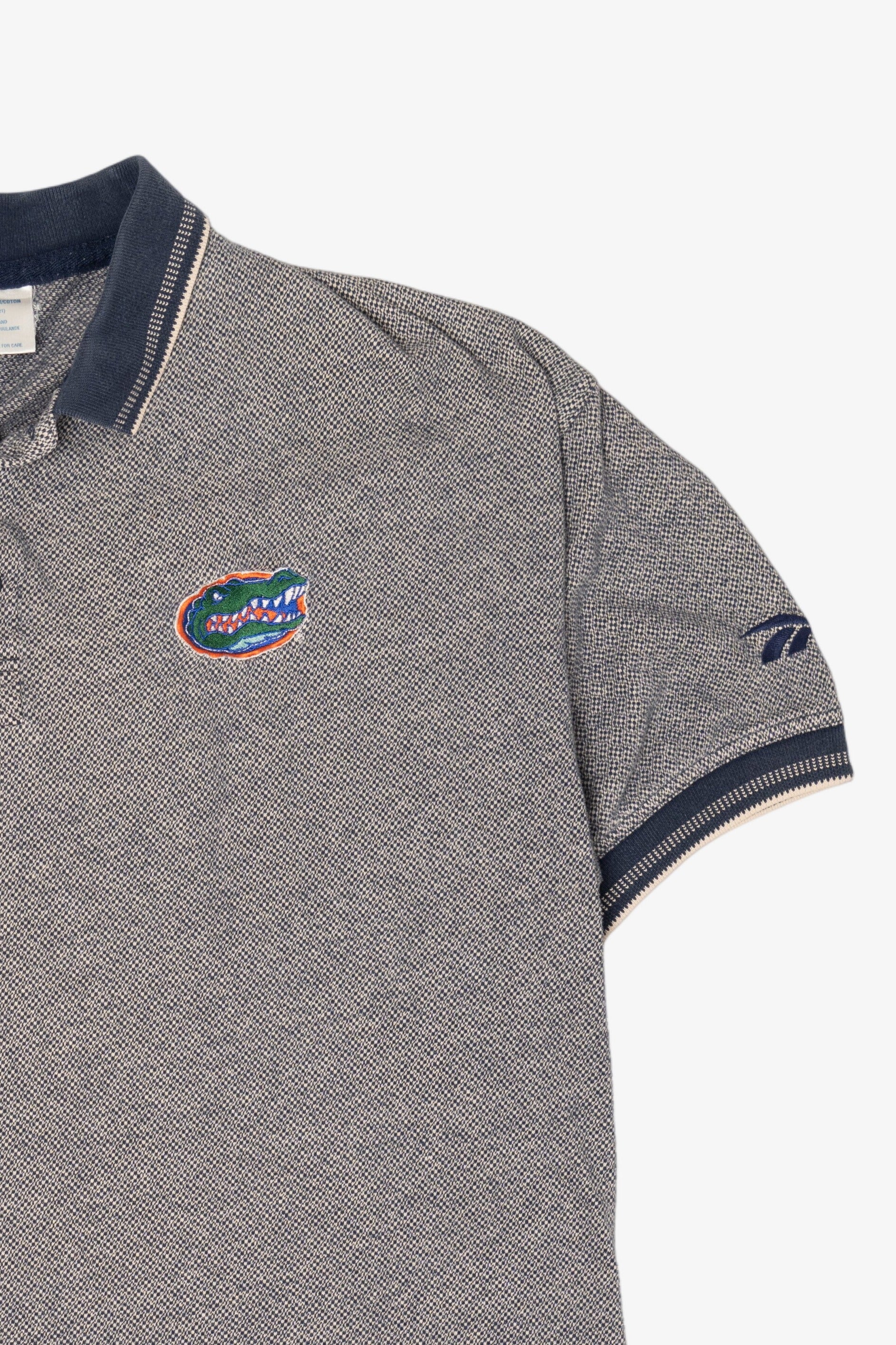 Vintage Gray Florida Gators Reebok Polo Shirt (1990s)