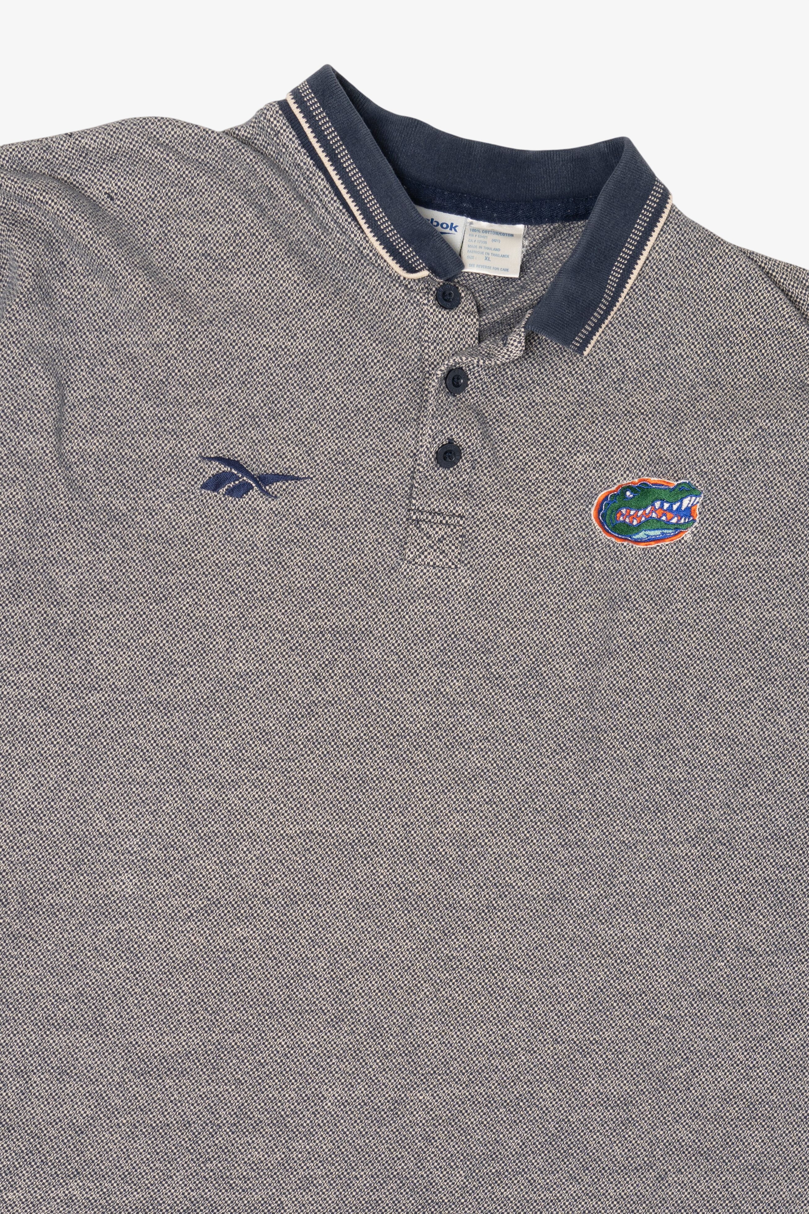 Vintage Gray Florida Gators Reebok Polo Shirt (1990s)