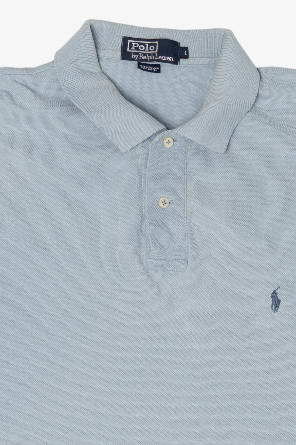 Vintage Baby Blue Polo By Ralph Shirt (2000s)