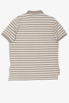 Vintage Gray Striped Polo By Ralph Lauren Top (1990s)