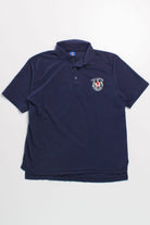 Vintage Navy Blue Champion Single Stitch Polo Shirt
