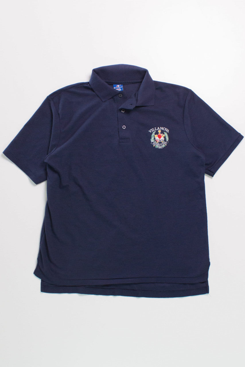 Vintage Navy Blue Champion Single Stitch Polo Shirt