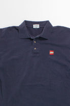Vintage Navy Blue LEGO Polo