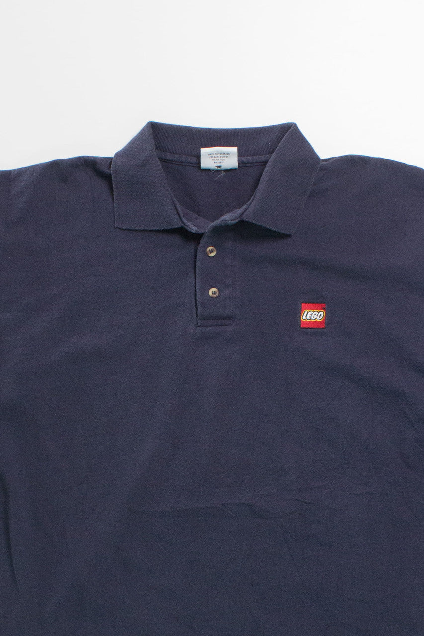 Vintage Navy Blue LEGO Polo