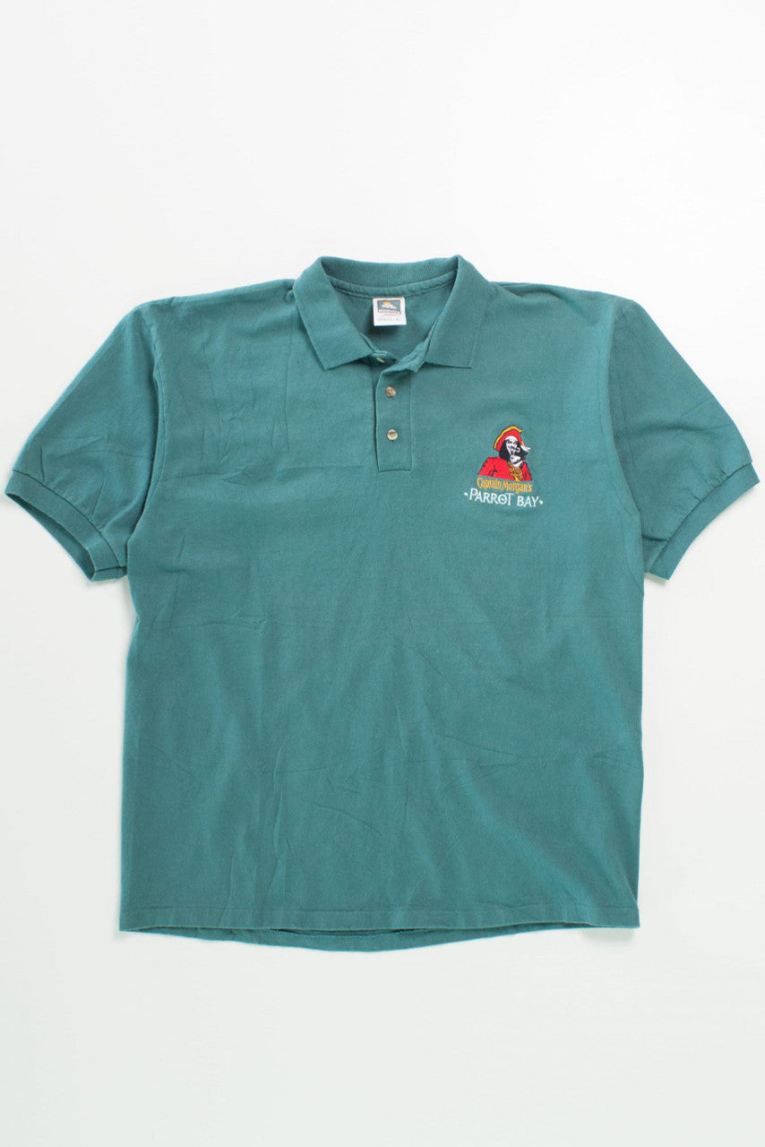 Vintage Captain Morgan Green Polo
