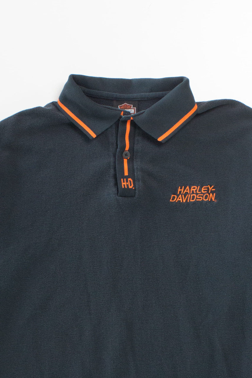 Mile High Colorado Harley Davidson Black Polo Shirt