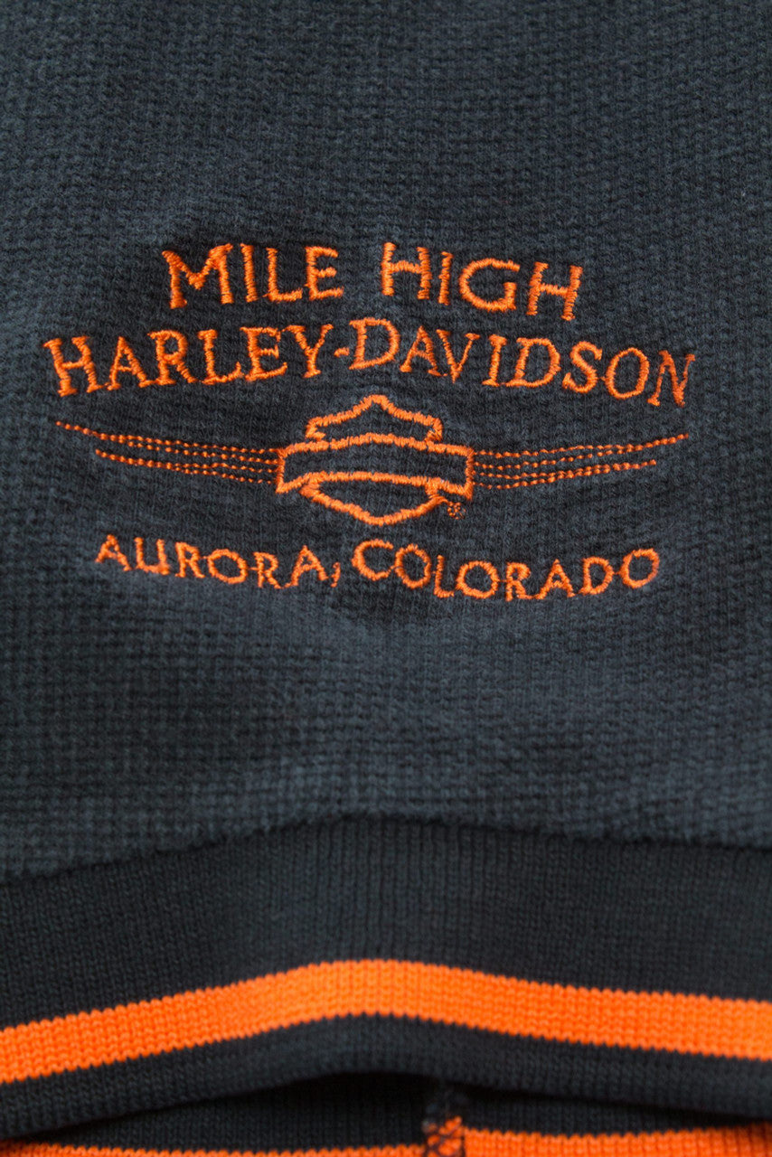 Mile High Colorado Harley Davidson Black Polo Shirt
