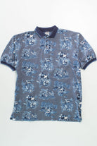 Vintage Blue Disney Golf Polo Shirt
