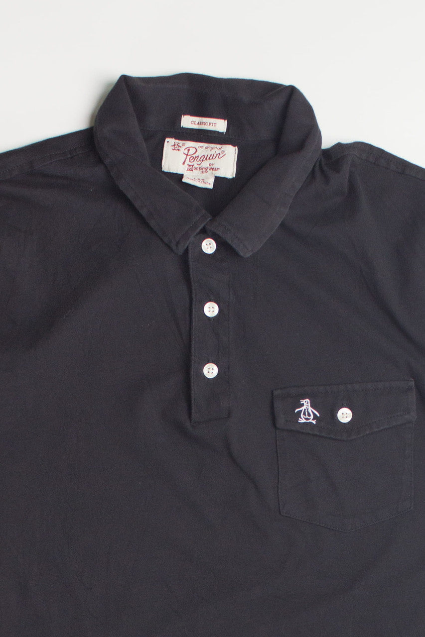 Vintage Penguin Pocket Polo Shirt