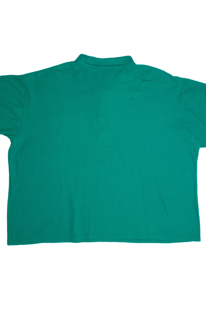 Vintage Teal Puritan Polo Shirt