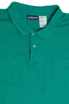 Vintage Teal Puritan Polo Shirt