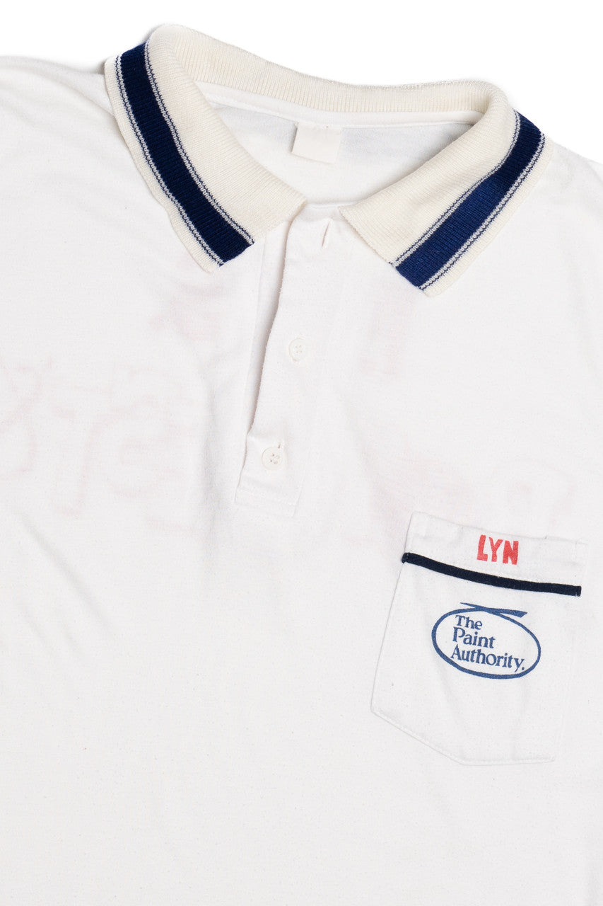 Vintage "Bowlfest '86" "The Paint Authority" Polo Shirt (1980s)