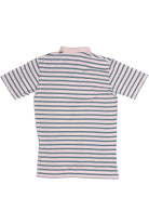 Vintage Polo By Ralph Lauren Baby Pink Striped Polo Shirt