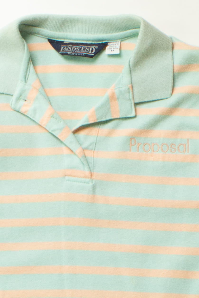 Vintage Lands' End "Proposal" Polo Shirt (1990s)