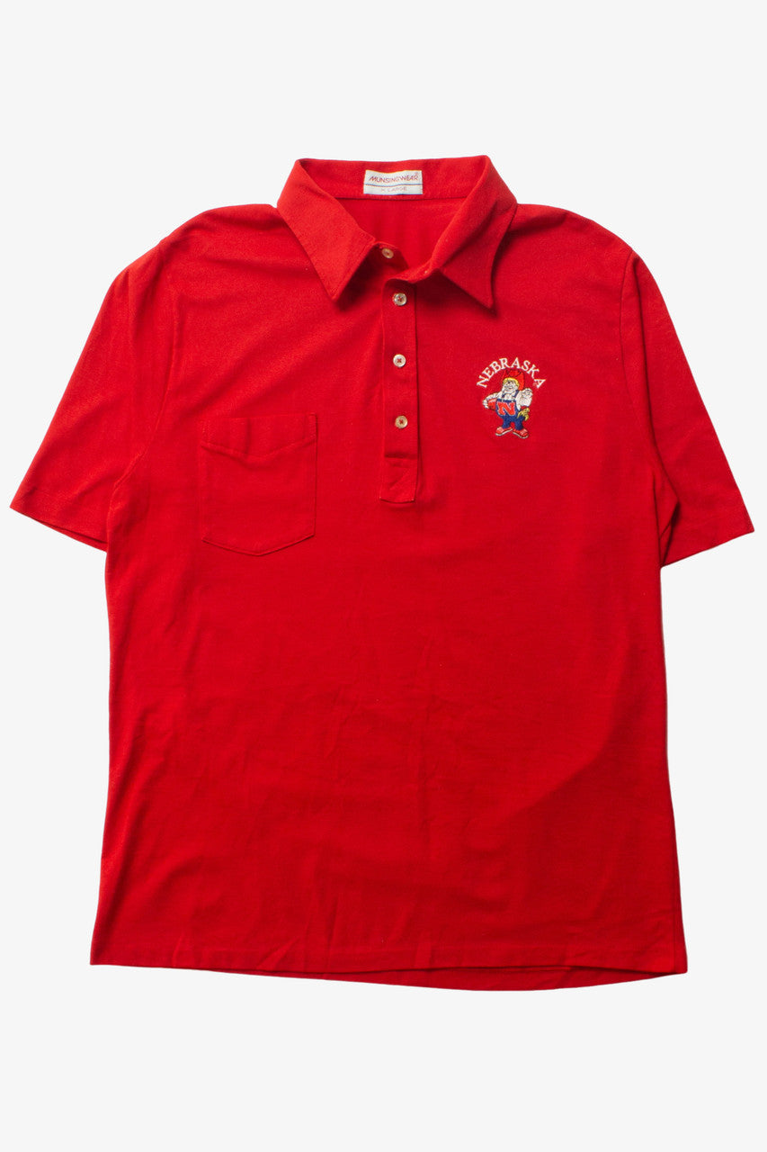Vintage Nebraska Cornhuskers Polo Shirt (1980s)