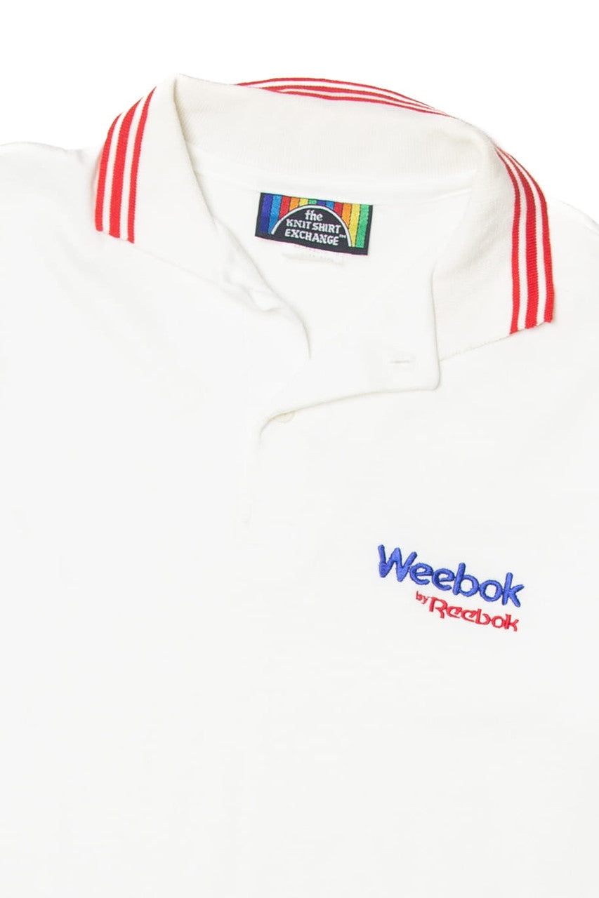 Vintage The Knitwear Exchange "Weebok By Reebok" Polo Shirt (1990s)