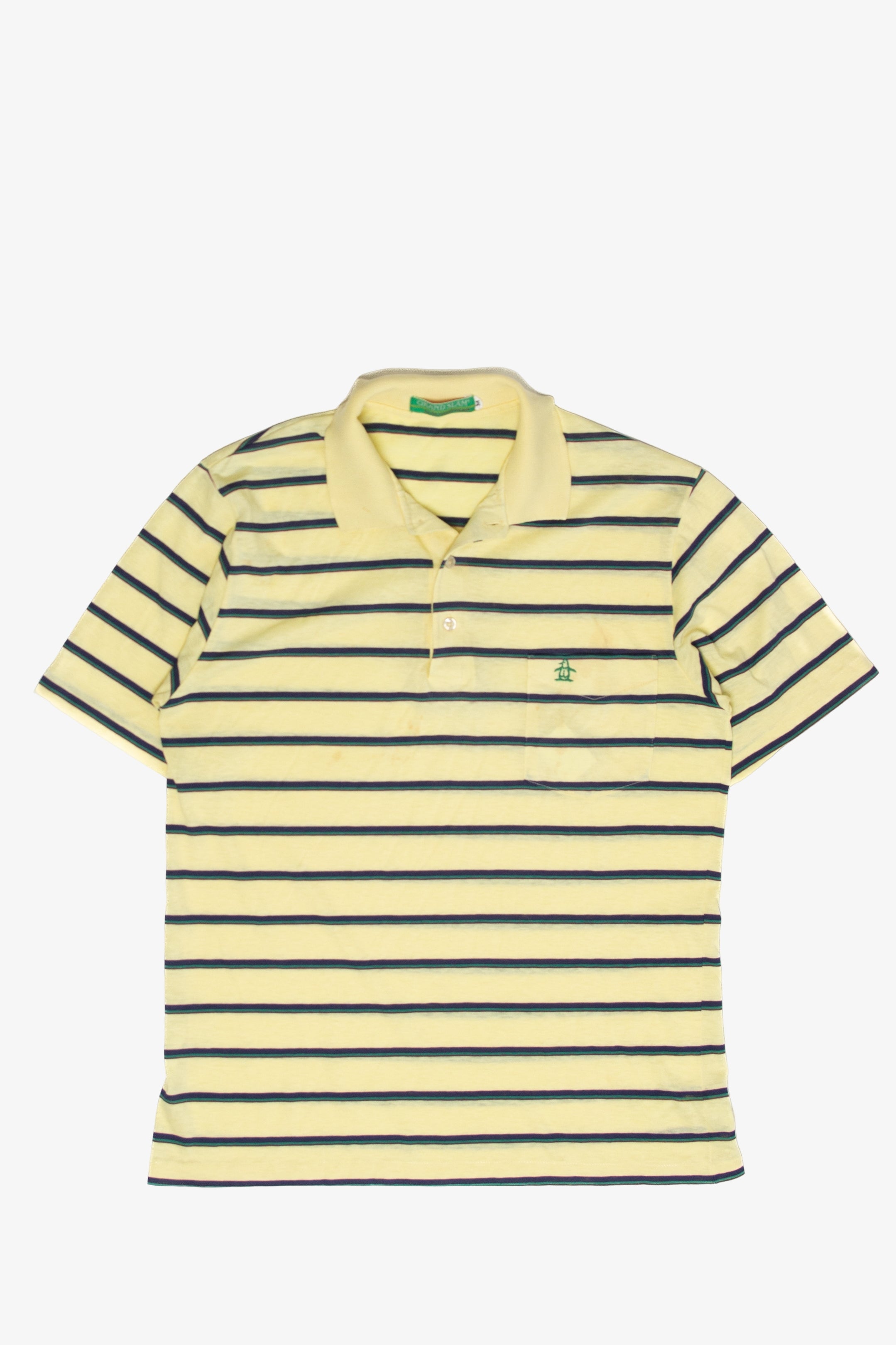 Vintage Grand Slam Stripped Polo Shirt