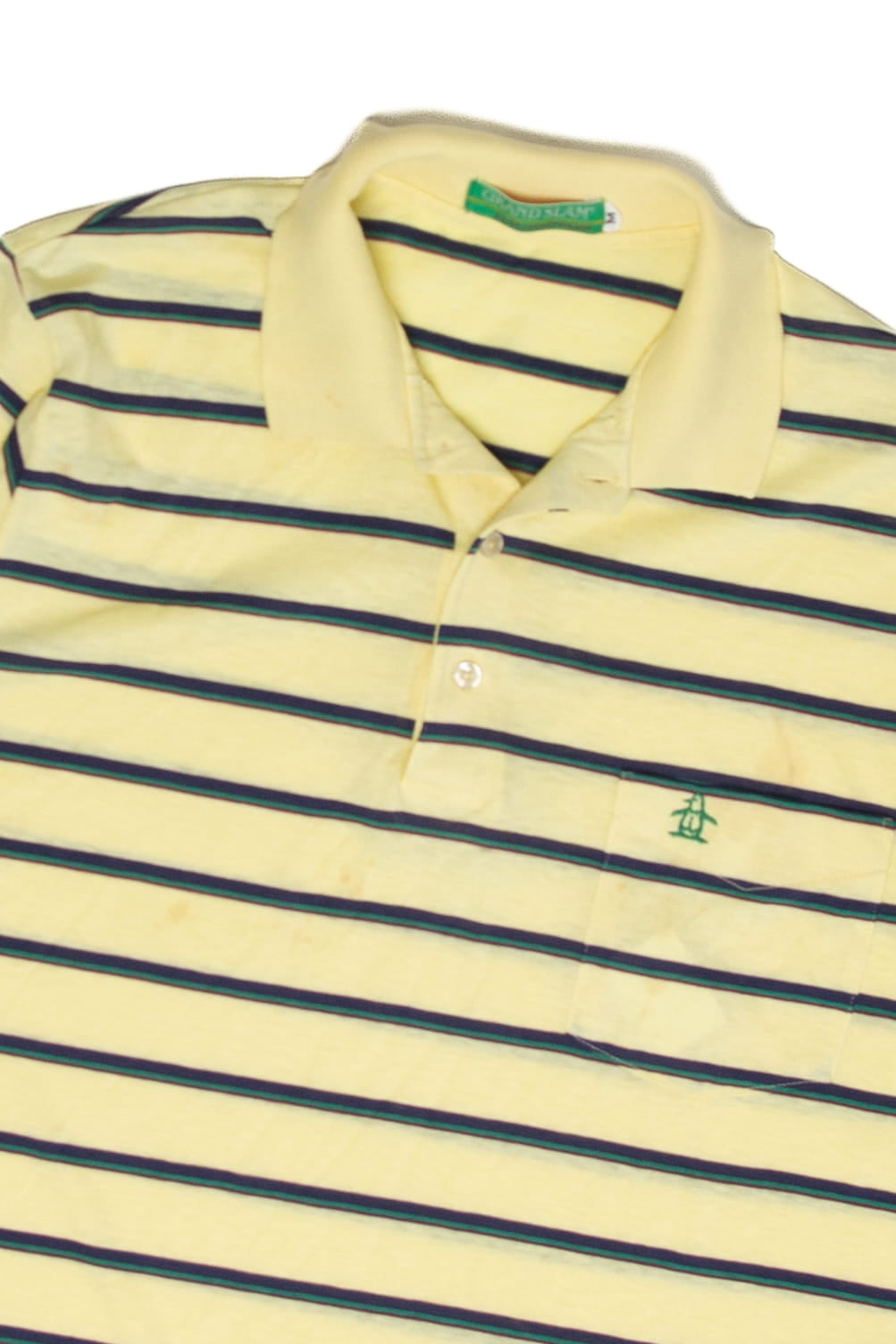 Vintage Grand Slam Stripped Polo Shirt