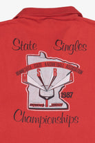 Vintage 1987 MSRA Minnesota State Singles Racquetball Championships Polo (1980s)