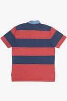 Vintage Polo By Ralph Lauren Denim Collar Striped Polo (2000s)