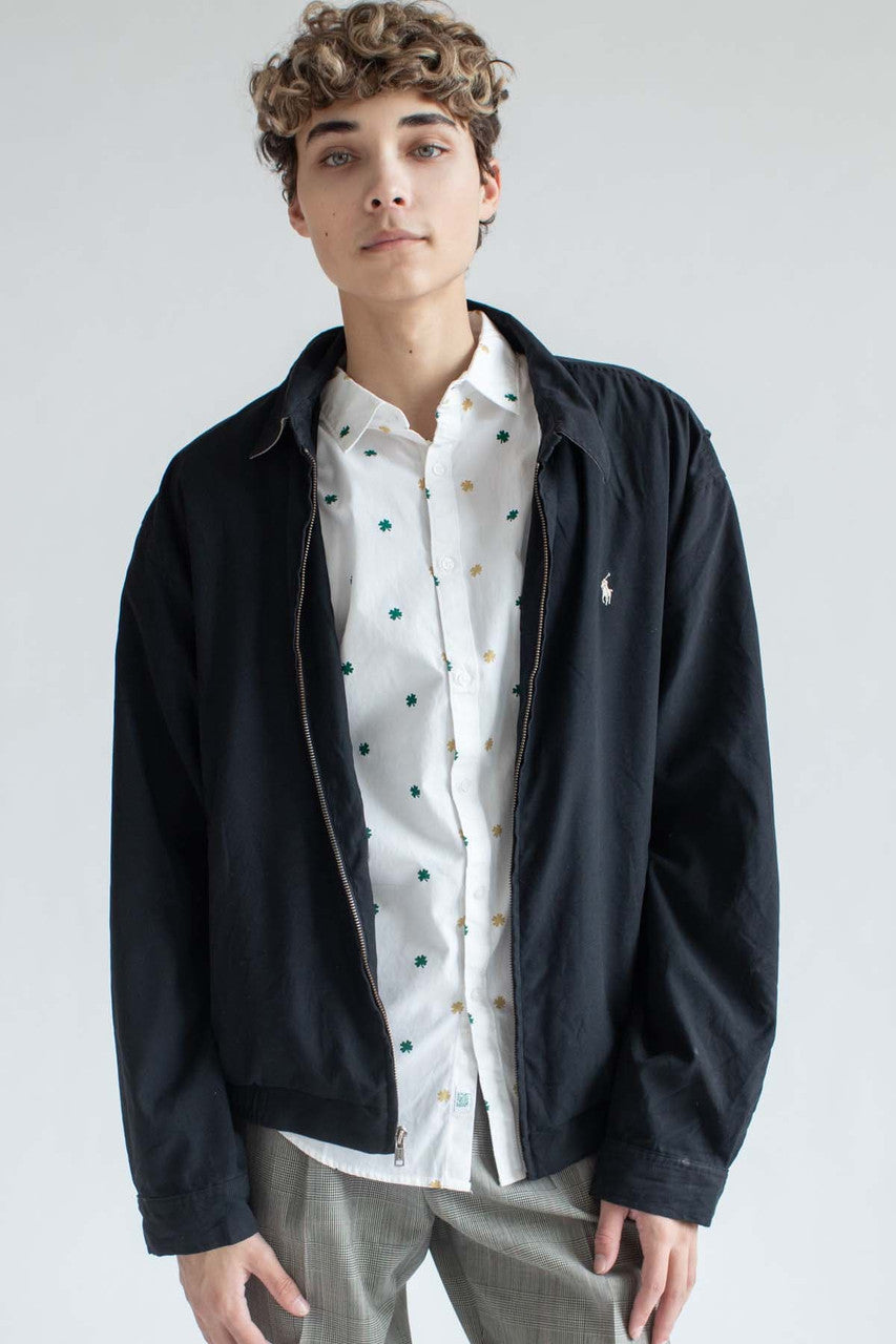 Black Polo By Ralph Lauren Lightweight Coach Jacket – Ragstock Black Polo By Ralph Lauren Lightweight Coach Jacket – Ragstock
