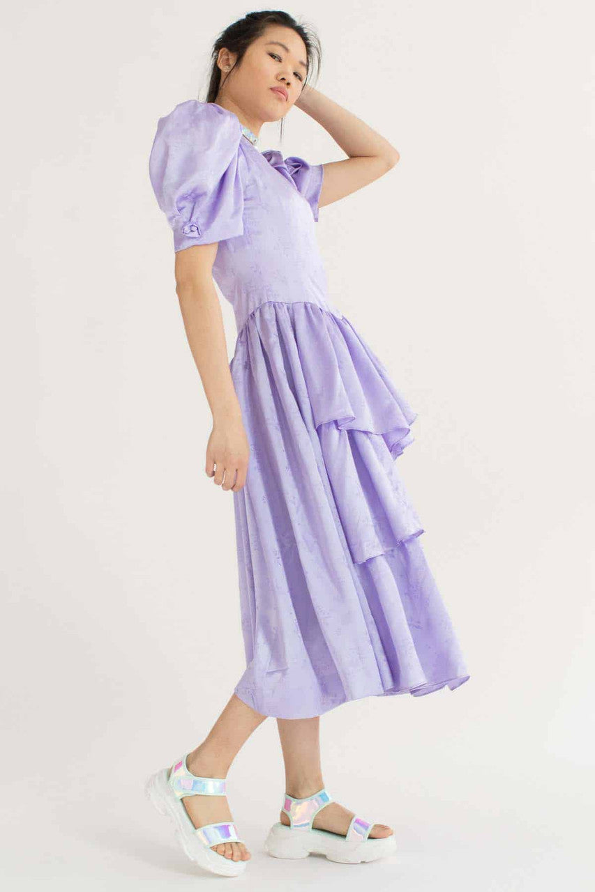 Vintage Purple Poof Sleeve Prom Dress – Ragstock Vintage Purple Poof Sleeve Prom Dress – Ragstock