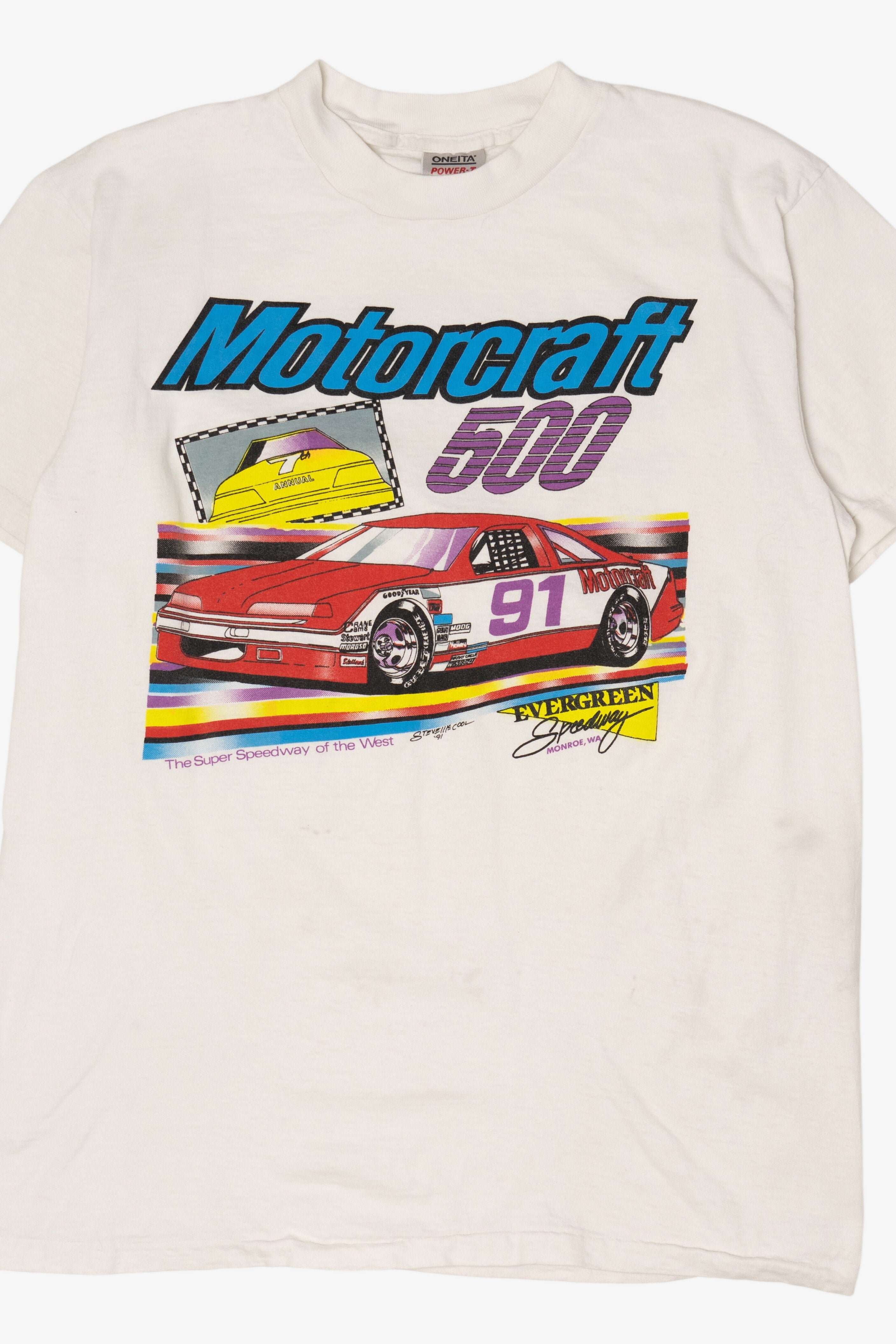 Vintage Motorcraft 500 Champions Single Stitch T-Shirt (1990s