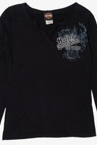 Black Harley Davidson Racine Wisconsin Long Sleeve T-Shirt (2010s)