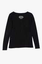Black Harley Davidson Racine Wisconsin Long Sleeve T-Shirt (2010s)