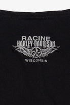 Black Harley Davidson Racine Wisconsin Long Sleeve T-Shirt (2010s)
