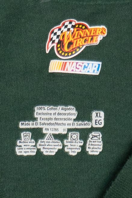NASCAR Dale Jr. #88 Amp Energy Front/Back Print Racing T-Shirt (2010s)