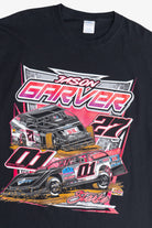 Jason Garver Motorsports #01 Starke Florida Racing Front/Back Print T-Shirt (2020s)