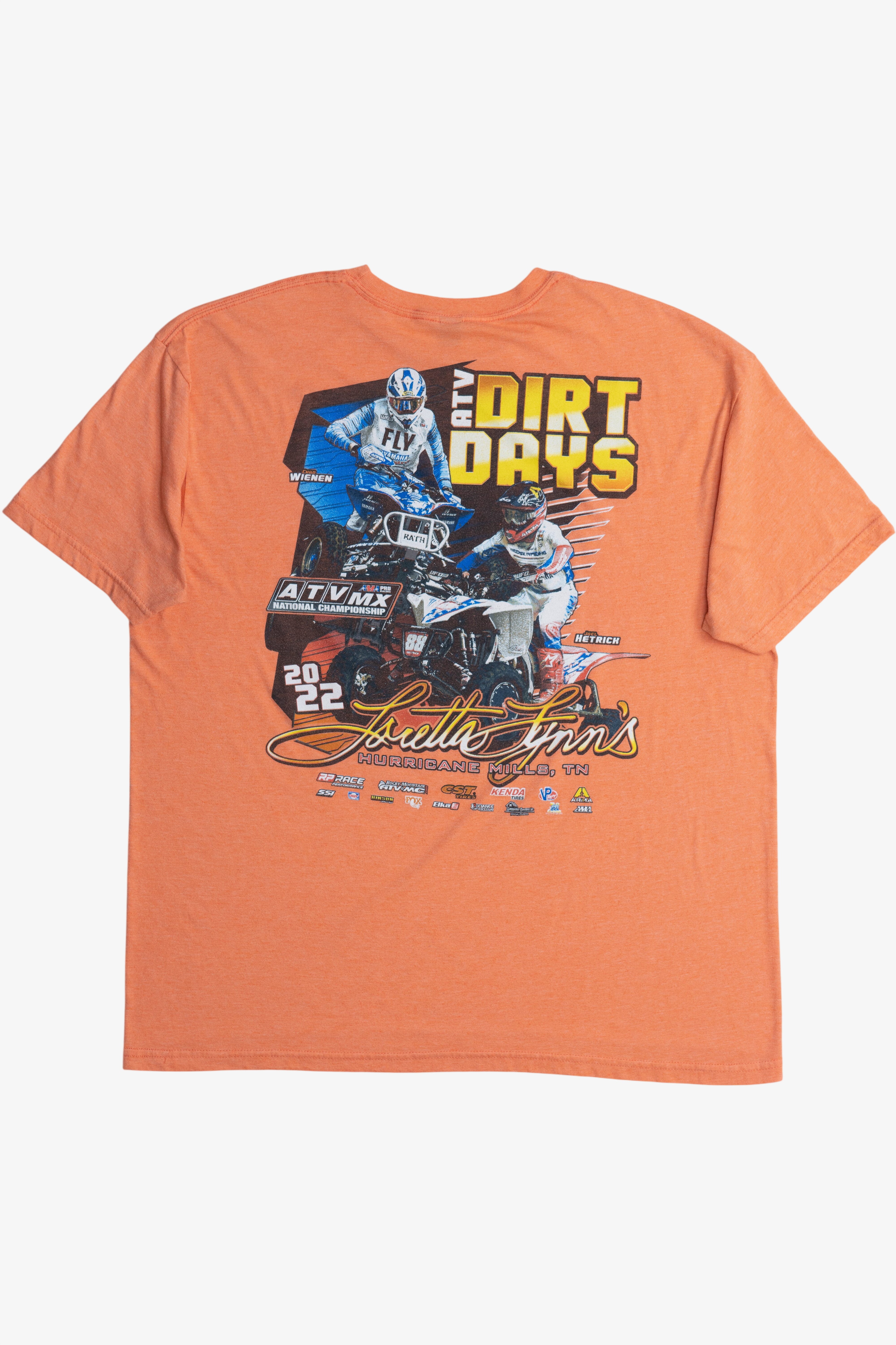 Loretta Lynn's ATV Dirt Days 2022 Racing T-Shirt (2020s)