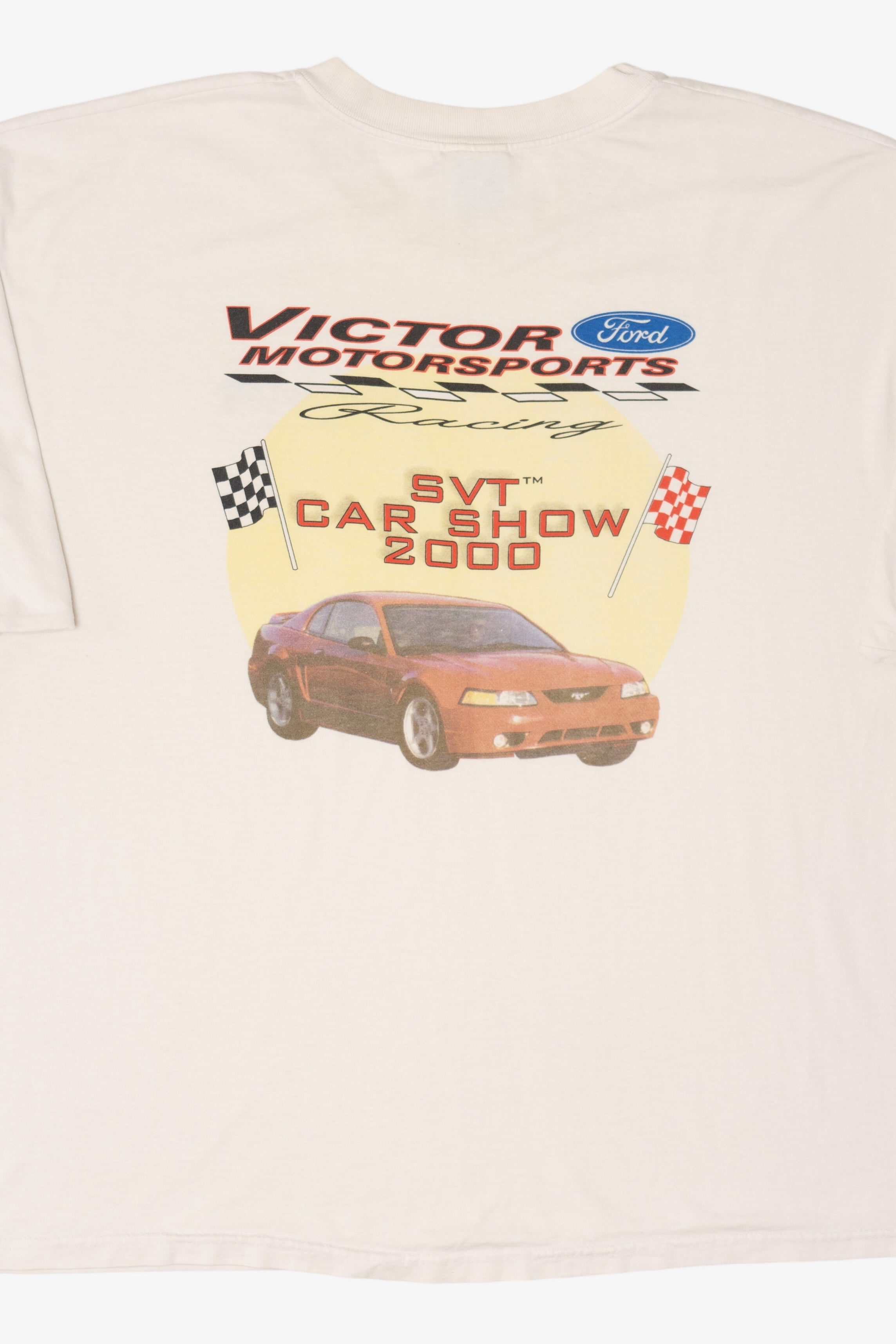 Vintage Ford Victor Motorsports Racing SVT Car Show 2000 T-Shirt (2000s)