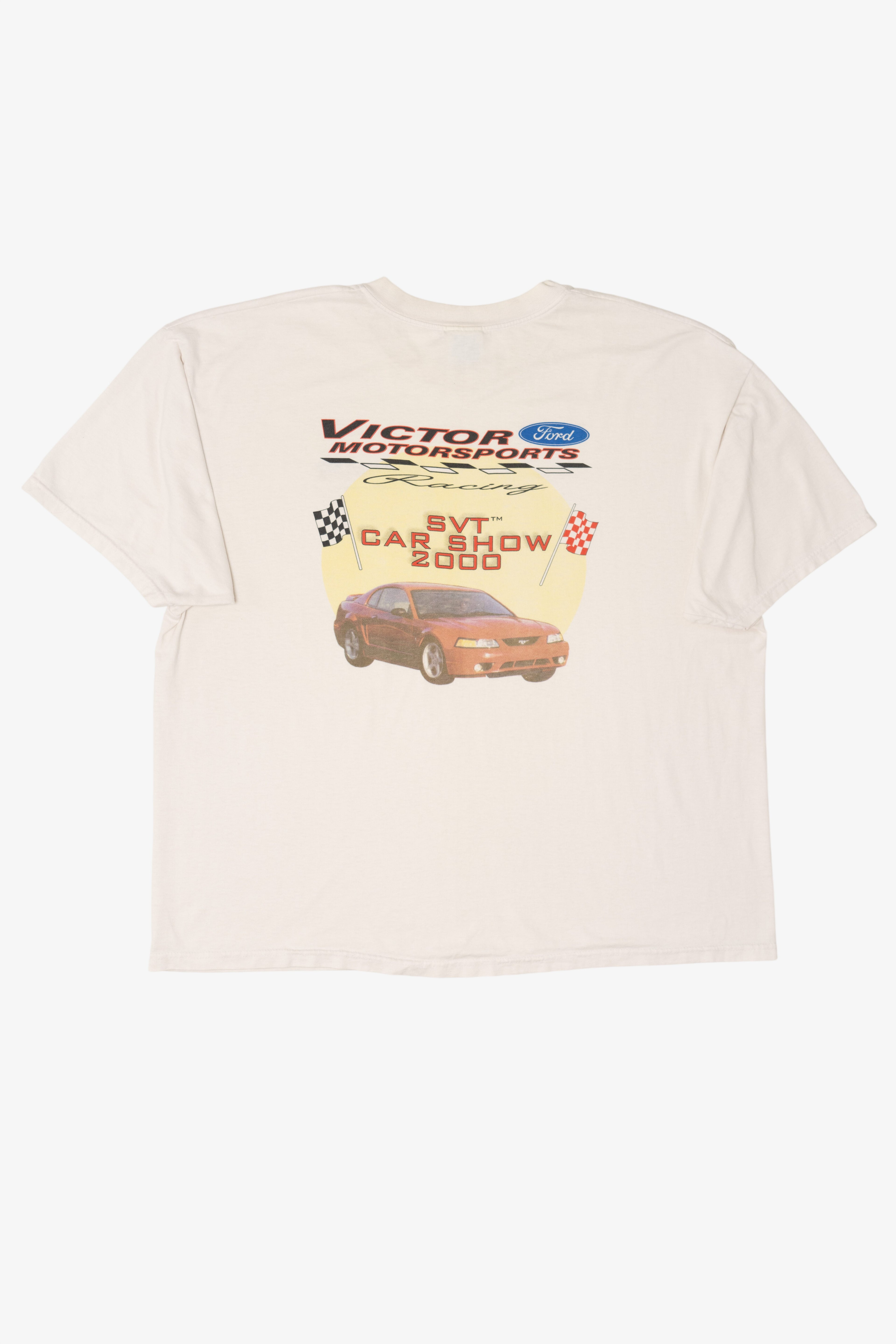 Vintage Ford Victor Motorsports Racing SVT Car Show 2000 T-Shirt (2000s)