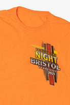 Orange "Bring On The Night" Bristol Tennessee T-Shirt (2020s)