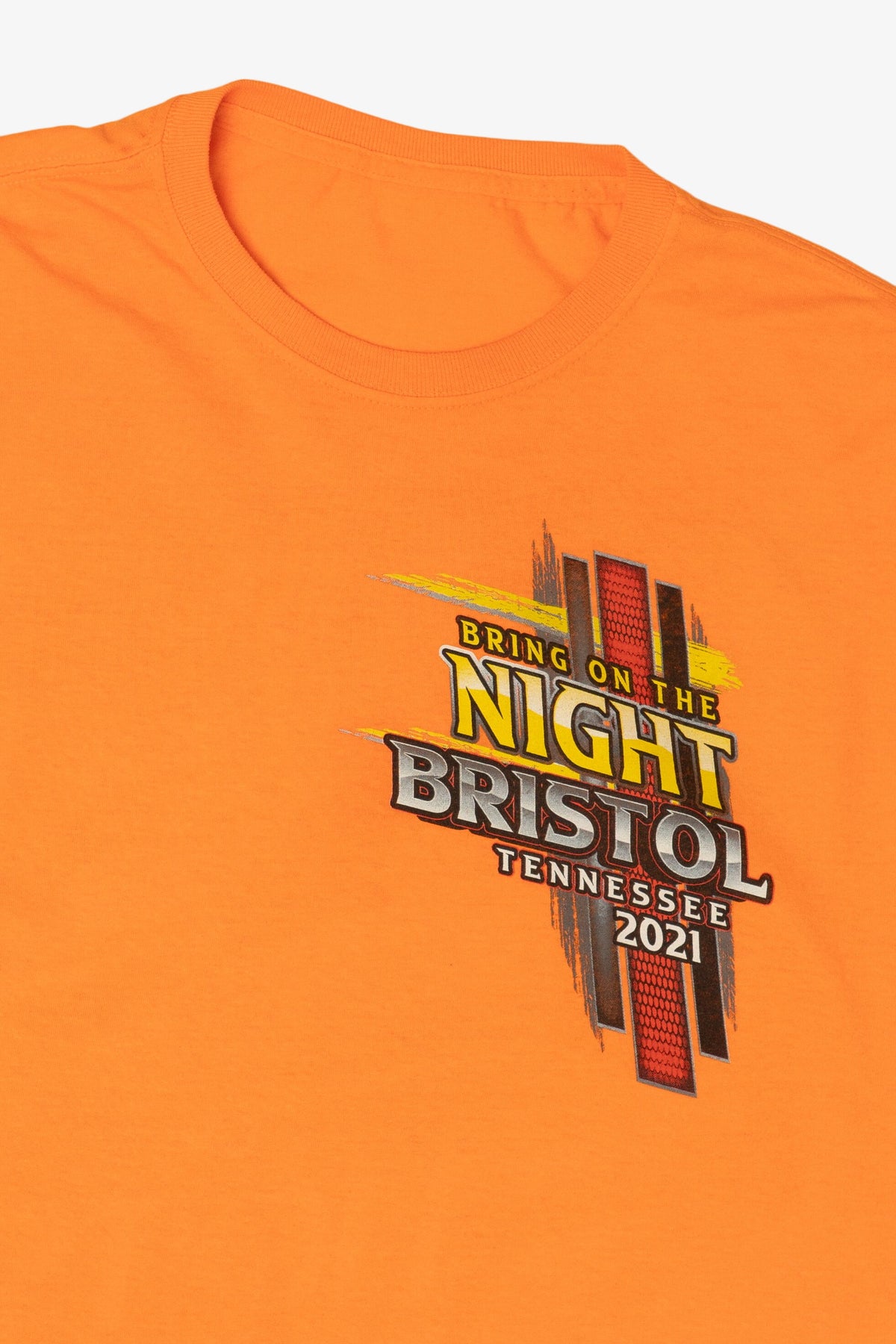 Orange "Bring On The Night" Bristol Tennessee T-Shirt (2020s)
