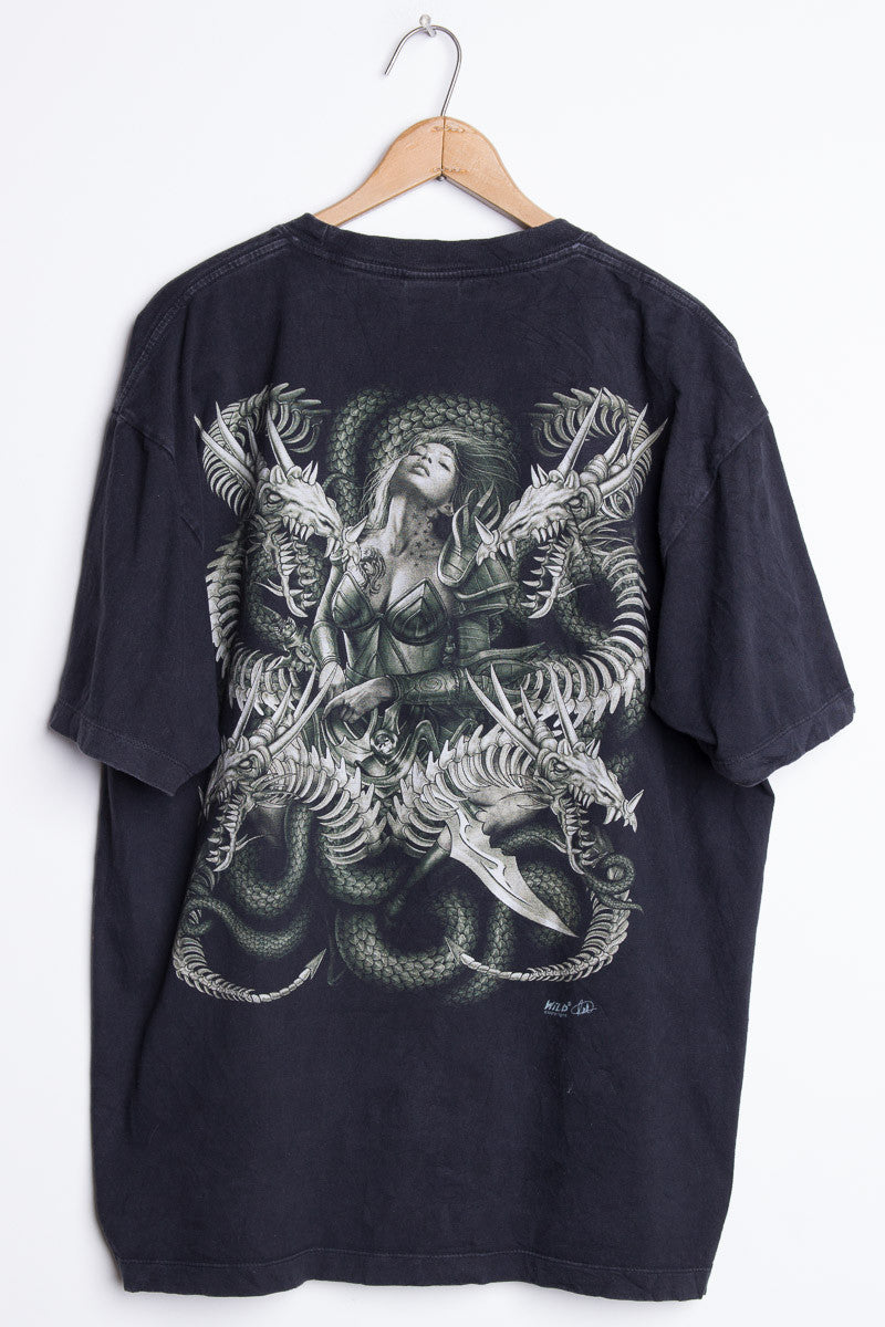 Dragon Warrior Woman Tee