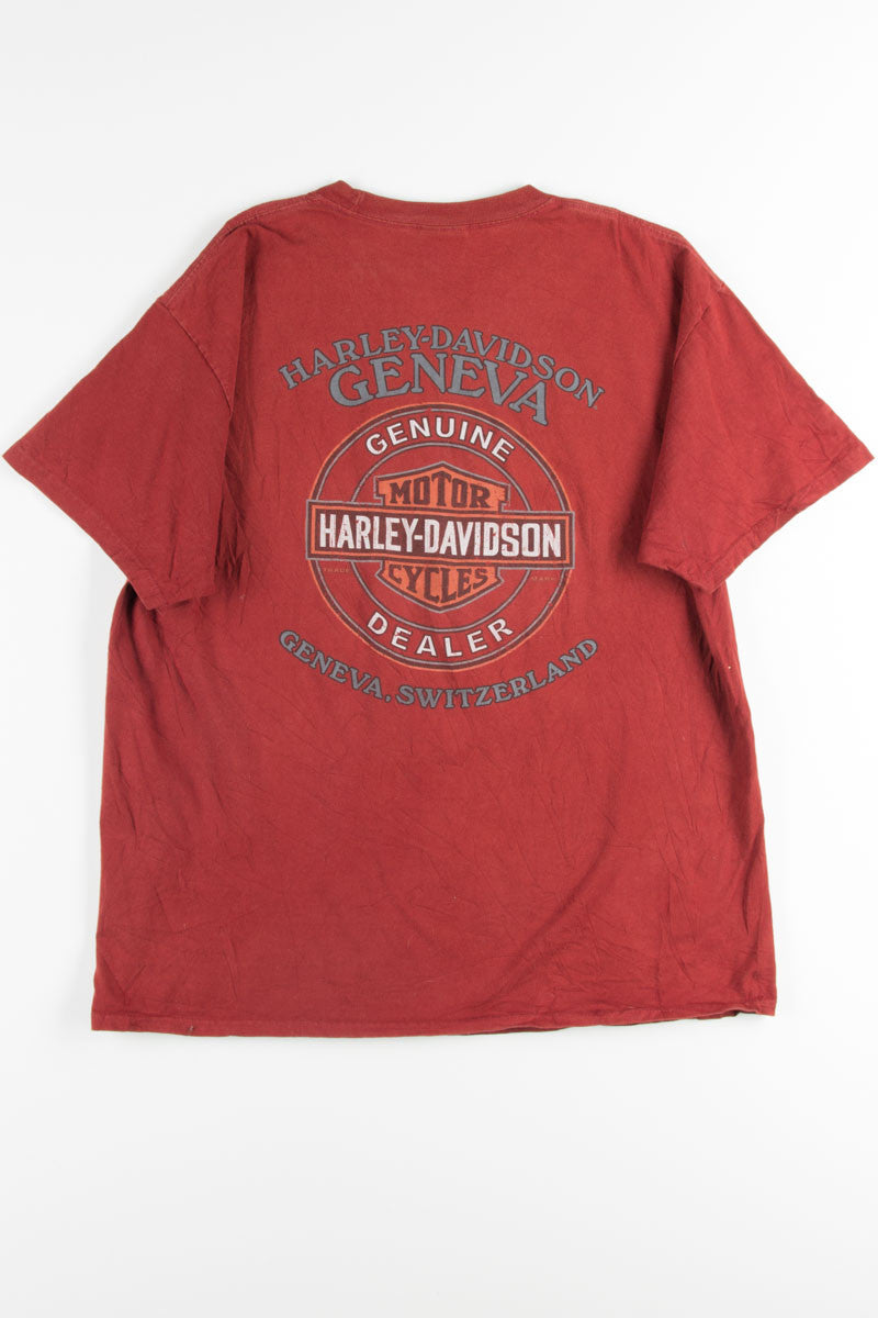 Geneva Switzerland Harley-Davidson T-Shirt
