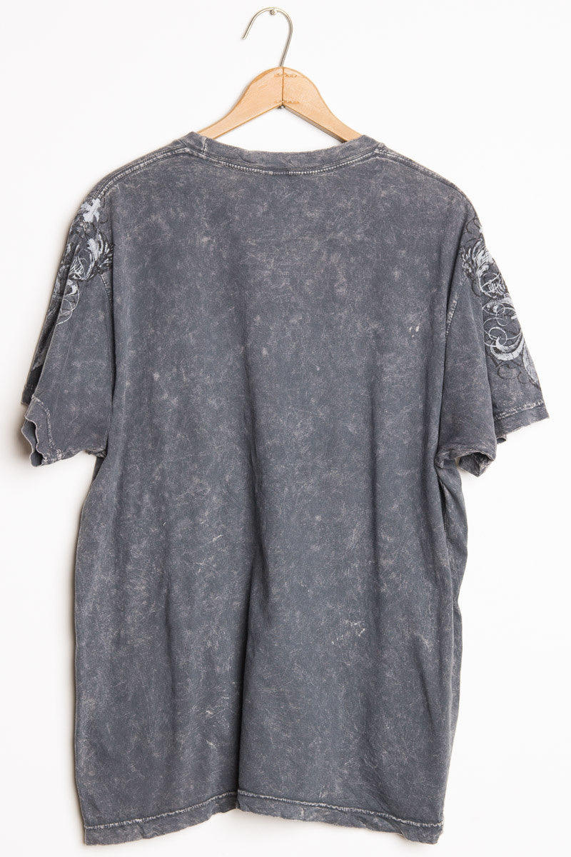 Acidwash Cross Tee