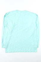 Aqua Long Sleeve Pocket Tee