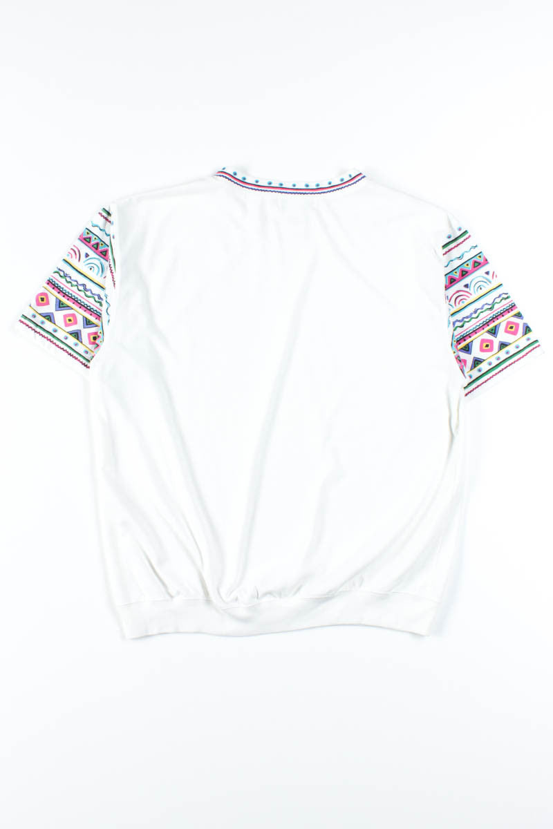 Sleeve Pattern T-Shirt