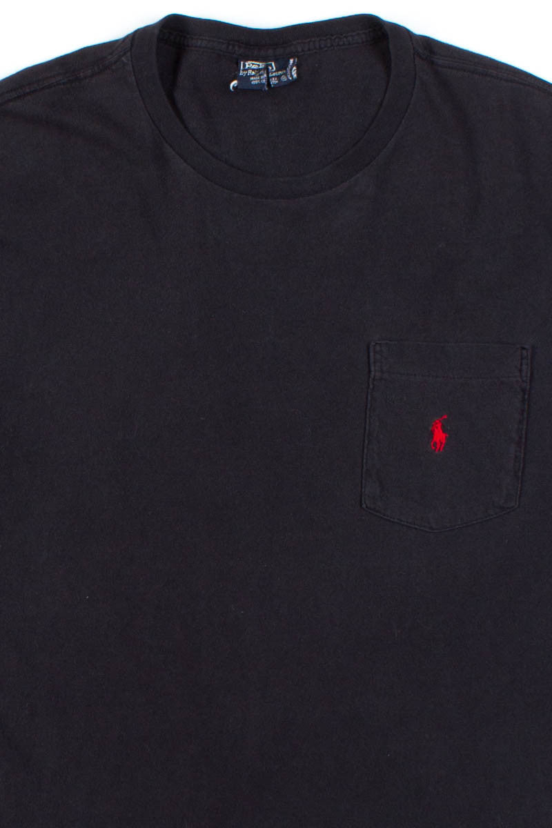 Black Polo Pocket T-Shirt