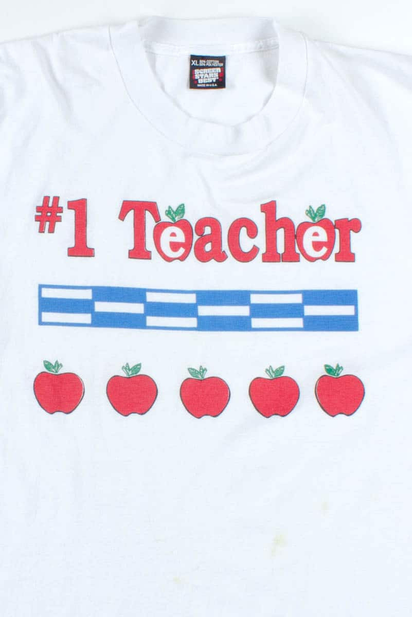 #1 Teacher T-Shirt